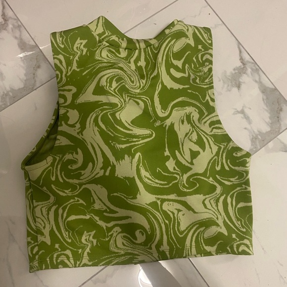 Zara jacquard wrap top - Picture 2 of 3